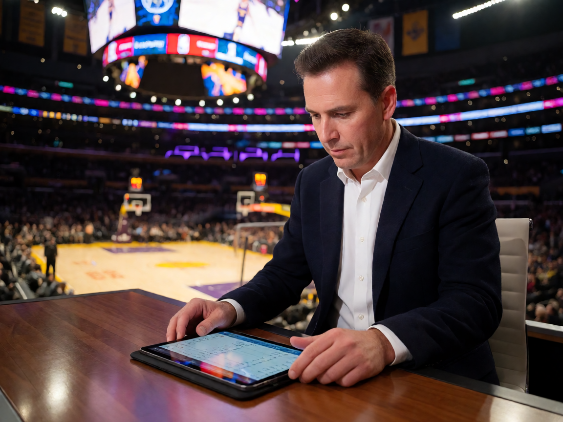 NBA洛杉矶斯台普斯中心比赛现场